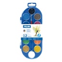 ESTUCHE MILAN 80011 ACURELAS 12 PAST. 1 PINCEL