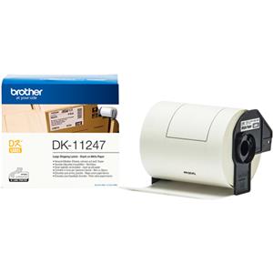 [DK11247] ETIQUETAS BROTHER DK11247 PRECOTADAS 103X164 MM BLANCAS
