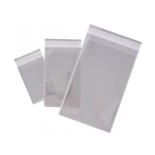 [16219] B.100 BOLSAS PP CIERRE ADHESIVO  60X80MM