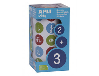 [16798] ROLLO APLI 16798 GOMETS ABC MINUS COLORES REM 20,0MM