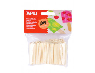 [16832] BOLSA APLI 16832 MINI PALITOS DE MADERA  500U