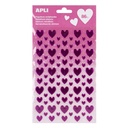 B.PEGAT. CORAZÓN ROSA METALIZADO 1H