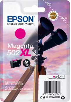 [C13T02W34010] CARTUCHO MAGENTA EPSON 502XL