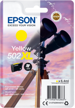 [C13T02W44010] CARTUCHO AMARILLO EPSON 502XL