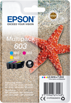[C13T03U54010] EPSON CARTUCHO 603 Pack-3
