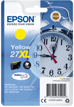 [C13T27144012] CARTUCHO AMARILLO EPSON 27XL