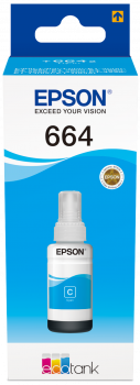 [C13T664240] CARTUCHO ECOTANK CIAN EPSON 664