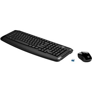 [3ML04AA] TECLADO HP 3ML04AA COMBO TECLADO +RATON INALAMBRICOS HP 300 COLOR NEGRO
