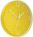 Reloj pared WOW, amarillo/blanco