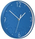 Reloj pared WOW, azul/blanco