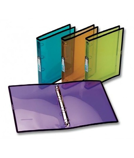 [231-2 L] CARPETA FOLDERMATE 231-2 L Fº 4 ANIL. 25 MM. ANILLAS  POP GEAR FRESH COLORES