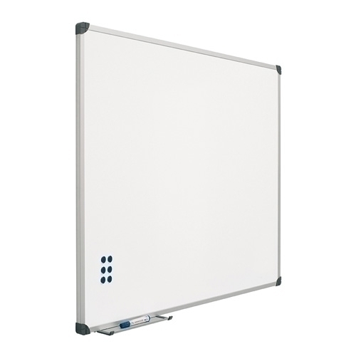 [720/3] PIZARRA PLANNING 720/3 BLANCA A.VITRIFICADO PERFIL CLASSIC PLATA - 100 X 120 CM.