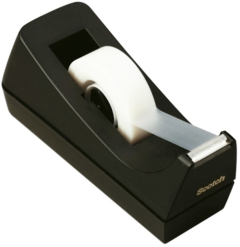 [7000028837] PORTARROLLOS SCOTCHO C-38 NEGRO PARA ROLLOS 33 METROS.