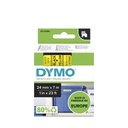 CINTA ROTULAR DYMO S0720980 LM D1 7m 24mm NEGRO SOBRE AMARILLO (53718)