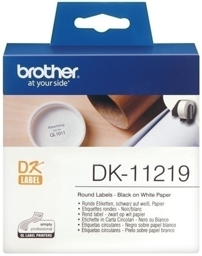 [DK11219] ETIQUETAS BROTHER DK11219 CONTINUA PAPEL BLANCO 12 MM 1200 UNIDADES