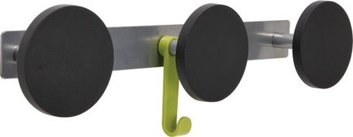 [ALPMS3 GS] PERCHERO ALPMS3 GS PARED 3 COLGADORES GRANDES Y 1 GANCHO PEQUEÑO