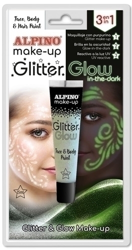 [ DL000180] MAQUILLAJE ALPINO  DL000180 MAKE-UP GLITTER GLOW BLISTER DE 1