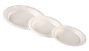 PLATO PLASTICO 1190784  BLANCO LLANO 16,5CM DE DIAMETRO PAQUETE DE 25