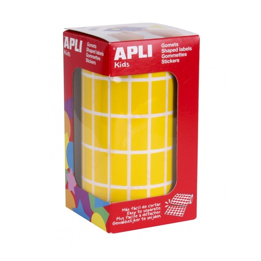 [4883] GOMETS APLI 04883 RECTANGULARES 20X10 MM. AMARILLO