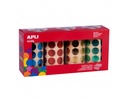 GOMETS APLI 102410 PACK 4R.GOMET Ø20 BL/VML/OR/VE MET 5640 UNID.
