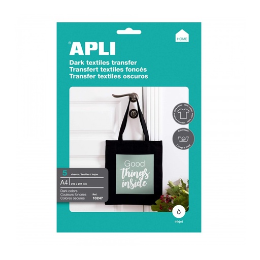 [10247] PAPEL APLI 10247 TRANSFER FOSC INK 5 H.