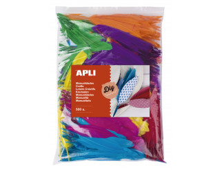 [17445] BOLSA APLI 17445 PLUMAS COLORES 500 UNID.