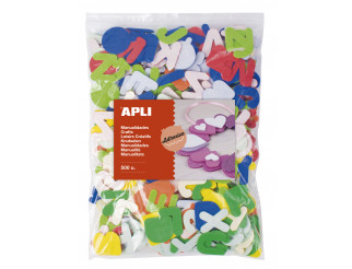 [17439] BOLSA APLI 17439 GOMA EVA FORMAS ADH. LETRAS 500 UNID.