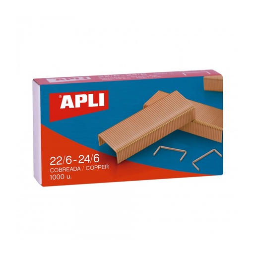 [18142] GRAPAS APLI 18142 COBRE 22/6-24/6 1000 UNID.