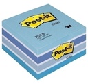 TACO NOTAS POST-IT 2028-B CUBO 76X76X45 450 HOJAS AZUL PASTEL