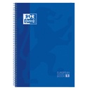 CUADERNO OXFORD 100430197 EUROPEANBOOK 1 TAPA EXTRADURA A4+  80H.5X5 AZUL OSCURO 