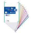 RECAMBIO OXFORD 400106627  160 HOJAS A4 5X5 10 COLORES DE BANDA