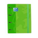 CUADERNO OXFORD 400109187 EUROPEANBINDER CLASSIC TE A4+ CON  100H 5X5 -  VERDE MANZANA