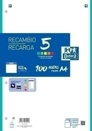 [400133563] RECAMBIO OXFORD 400133563 5  A4100 LISO 