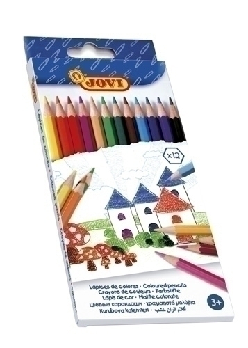 [730/12] LAPICES COLORES JOVI 730/12 ESTUCHE 12 UNID.