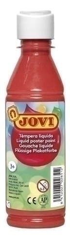 [50207] TÉMPERA JOVI 50207 LÍQUIDA 250 ml (BOTELLA) BERMELLÓN