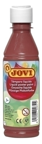 [50212] TEMPERA JOVI 50212 LIQUIDA 250 ml (botella) MARRON