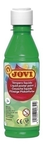 [50217] TÉMPERA JOVI 50217 LÍQUIDA 250 ml (BOTELLA) VERDE MEDIO