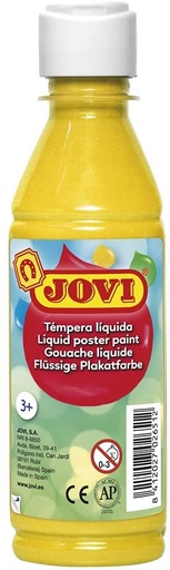 [50202] TEMPERA JOVI 50202 LIQUIDA 250 ml (botella) AMARILLO