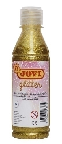 [51738] TEMPERA JOVI 51738 LIQUIDA GLITTER 250 ml (botella) ORO