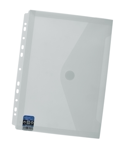 [35761] DOSSIER SOBRE OFFICE 35761 BOX FUELLE PP VELCRO A4+ MULTITALADRO CRISTAL