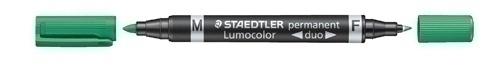 MARCADOR PERMANENTE STAEDTLER 348 LUMOCOLOR DUO CONICO