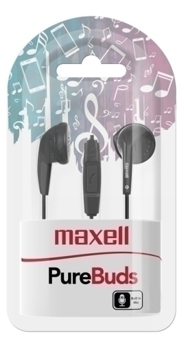 [M668] AURICULARES MAXELL M668 DE BOTON NEGRO 