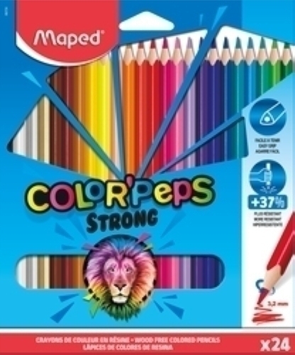 LAPICES COLORES MAPED COLOR"PEPS RESINA