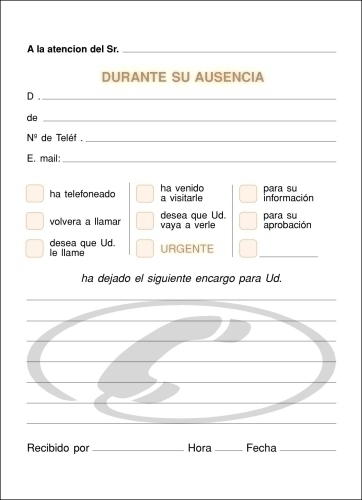 [T-62] TALONARIO LOAN T-62  LLAMADAS TELEFONO 8º NATU