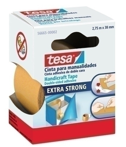 [56665-00001-01] CINTA TESA 56665-00001-01 ADHESIVA DOBLE CARA rollo 2,75x38 BLANCO