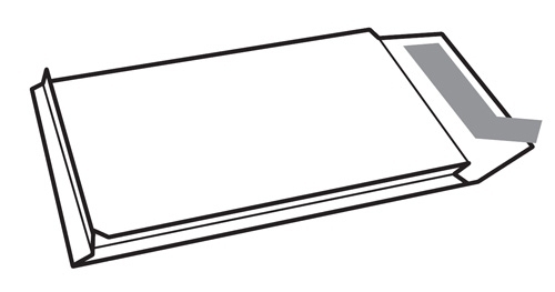 [KF 250-30] BOLSA SAM  KF 250-30 3 FUELLES KRAFT 120g 250x353x30 (SILICONA)