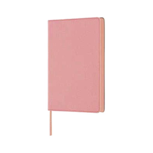 [0QC6D9498] CUADERNO CASTELLI MILANO 0QC6D9498 MEDIANO 13x21 cm  HARRIS PETAL ROSE RAYADO