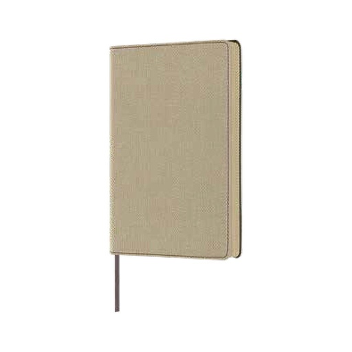 [0QC6D9918] CUADERNO CASTELLI MILANO 0QC6D9918 MEDIANO 13x21 cm  HARRIS DESERT SAND RAYADO