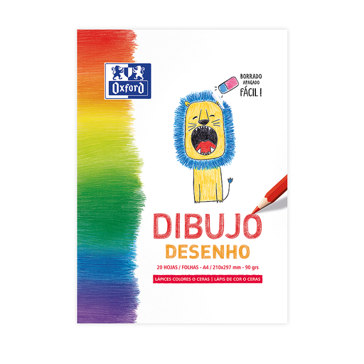 [400147935] CUADERNO OXFORD 400147935 DIBUJO A4 20H 90GRS KIDS