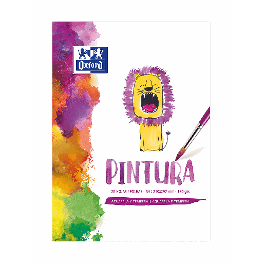 [400147938] CUADERNO OXFORD 400147938 ACUARELA Y TÉMPERA A4 20H KIDS